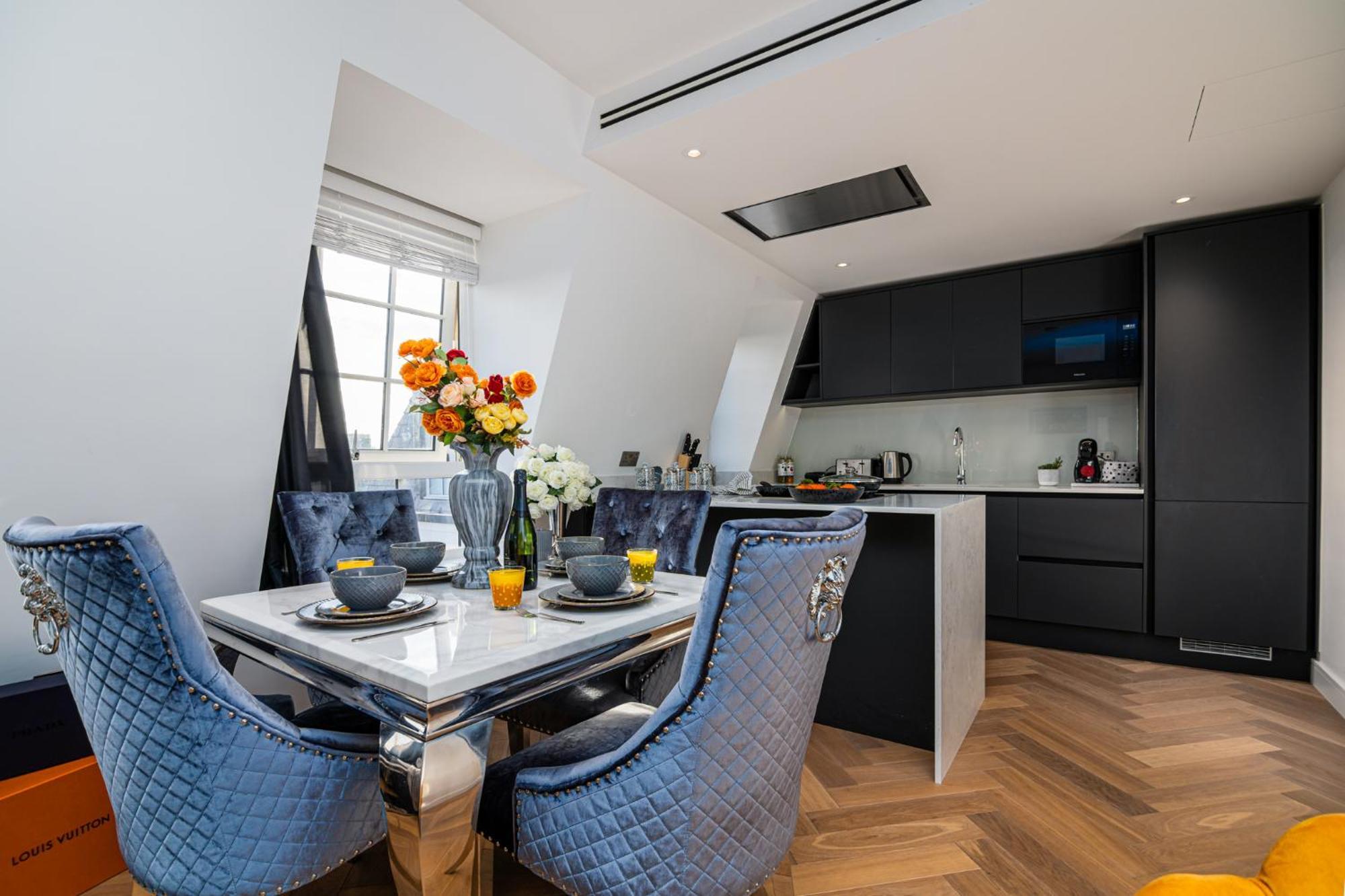 לונדון Stunning 1-Bedroom Penthouse In Marble Arch 72 מראה חיצוני תמונה
